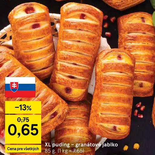 XL puding granátové jablko