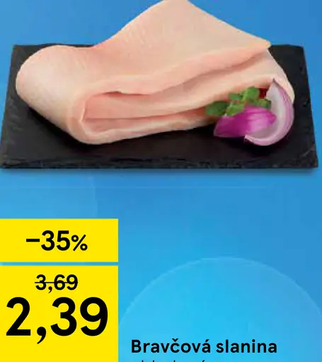 Bravčová slanina na škvarenie