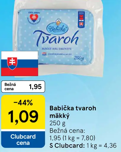 Babička tvaroh mäkký