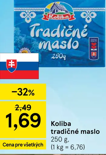 Koliba Tradičné maslo