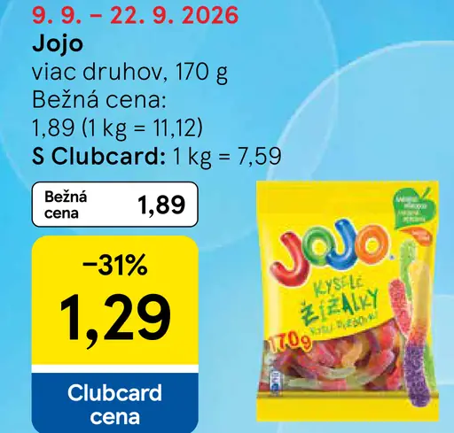 JoJo cukríky