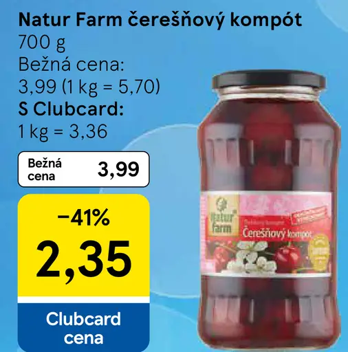 Natur Farm Čerešňový kompót