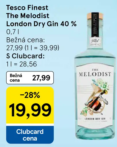 Tesco Finest The Melodist London Dry gin