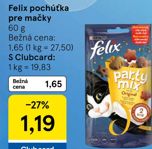 Felix Pochúťka pre mačky Party mix