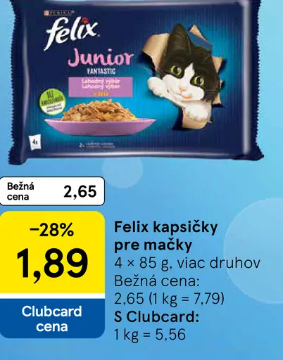 Felix kapsičky pre mačky
