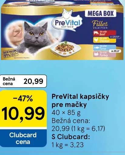 PreVital kapsičky pre mačky Fillet Selection