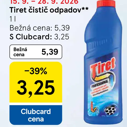 Tiret čistič odpadov