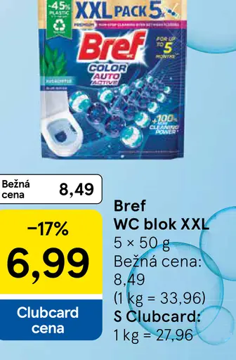 Bref WC blok XXL