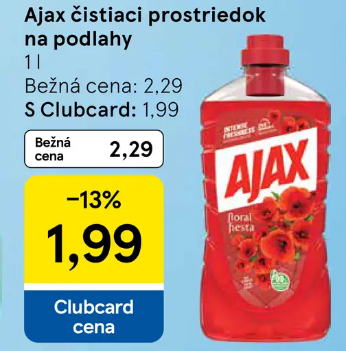 Ajax čistiaci prostriedok na podlahu