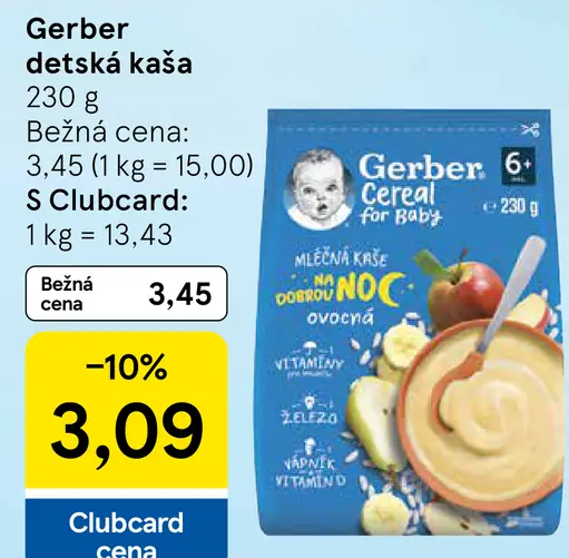 Gerber detská kaša
