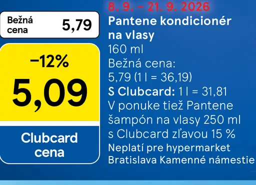 Pantene Kondicionér na vlasy