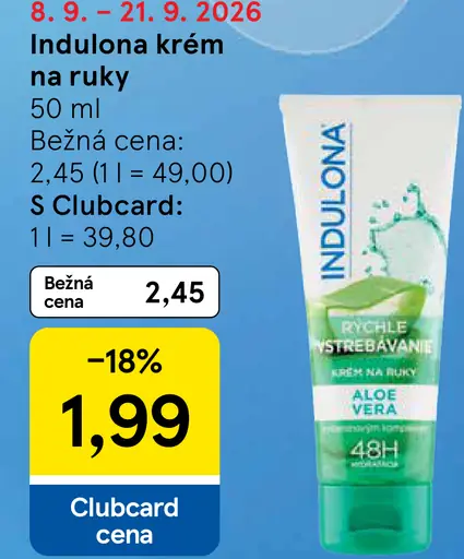 Indulona Nechtíková krém na ruky