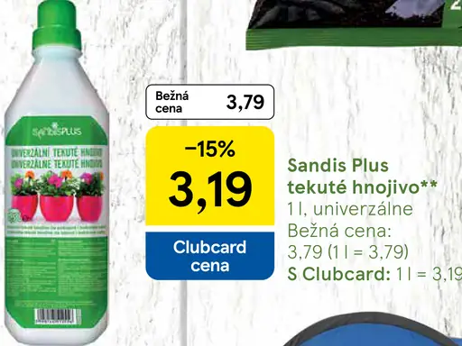 Sandis Plus tekuté hnojivo univerzálne