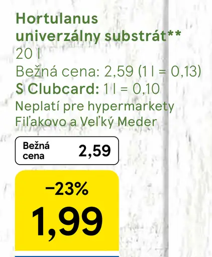 Hortulanus univerzálny substrát