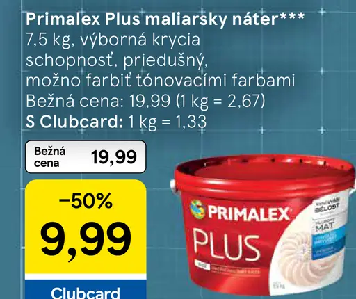 Primalex Plus maliarsky náter