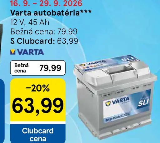Varta autobatéria