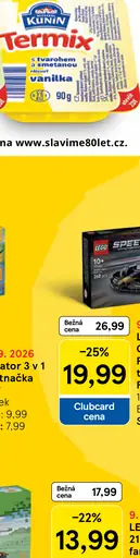 Kunín Termix s tvarohom a smotanou – kakao, pistácie, vanilka