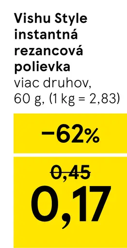 Vishu Style Instantná rezancová polievka kuracia príchuť