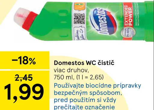 Domestos WC čistič