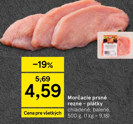 Morčacie prsnÉ rezne