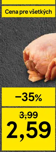 Tesco kuracie stehná horné
