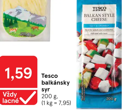 Tesco balkánsky syr