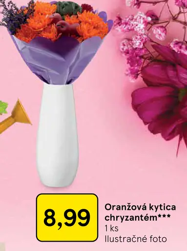 Jesenná kytica chryzantém
