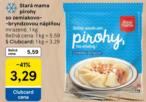 Stará Mama Pirohy so zemiakovo-bryndzovou náplňou