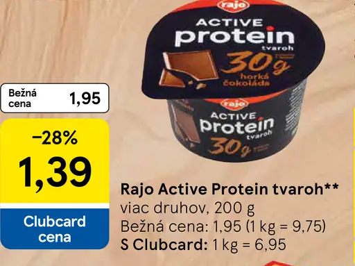 Rajo Active Protein tvaroh viac druhov