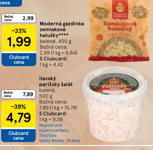 Moderná gazdinka zemiakové halušky