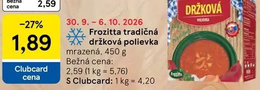 Frozzita tradičná držková polievka