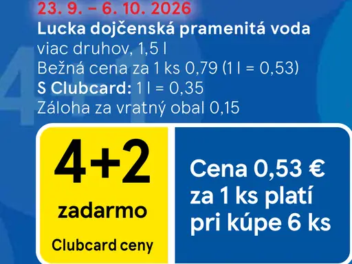 Lucka dojčenská pramenitá voda