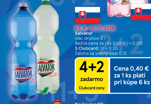 Salvator Minerálna voda