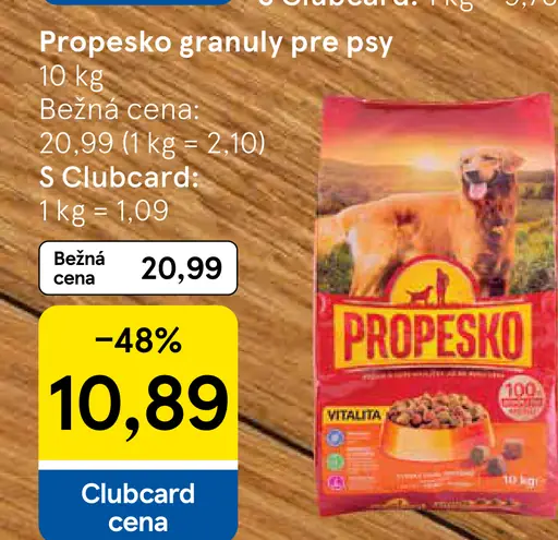 Propesko granuly pre psy