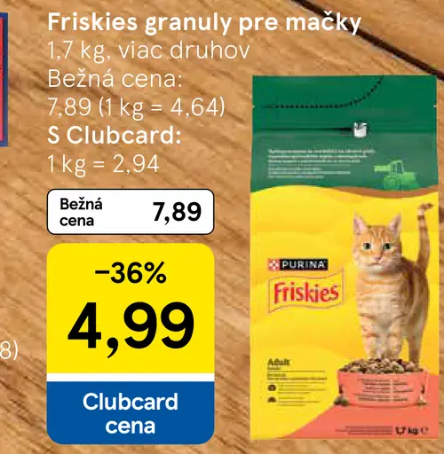 Friskies granuly pre mačky