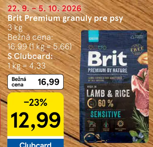 Brit Premium granuly pre psy