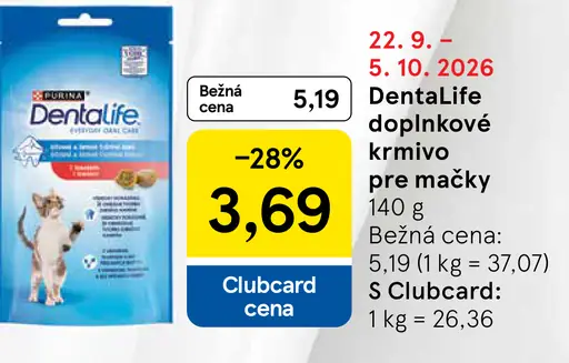 DentaLife doplnkové krmivo pre mačky