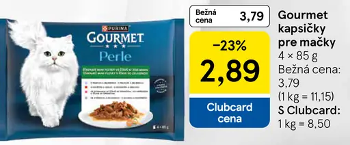 Gourmet kapsičky pre mačky