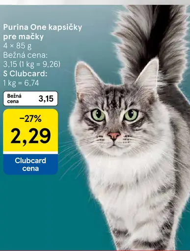 Purina One kapsičky pre mačky