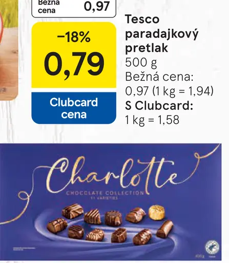 Tesco paradajkový pretlak