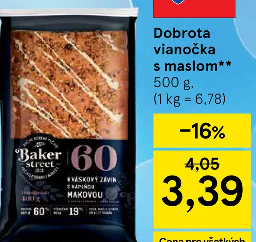 Dobrota Vianočka s maslom