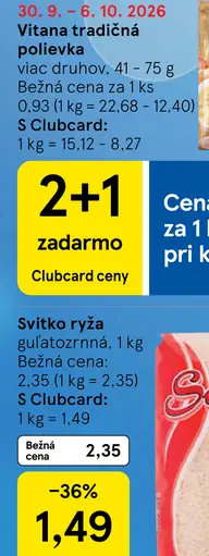 Svitko ryža guľatozrnná