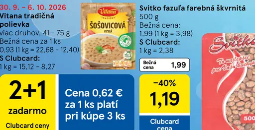 Svitko Fazuľa farebná škvrnitá