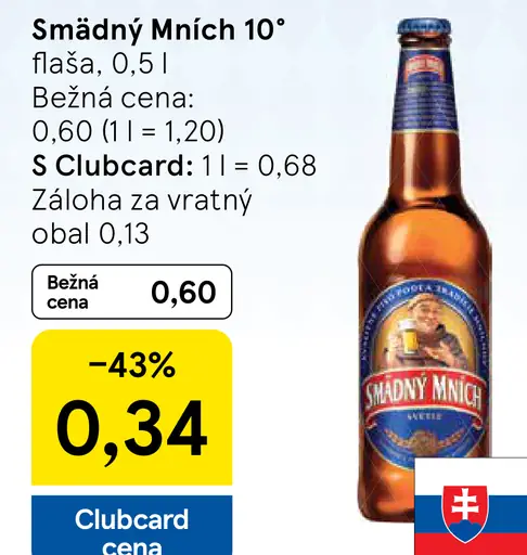 Smädný Mních 10°