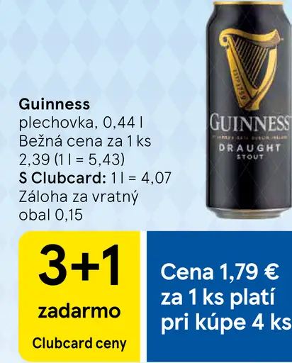 Guinness Draught plechovka