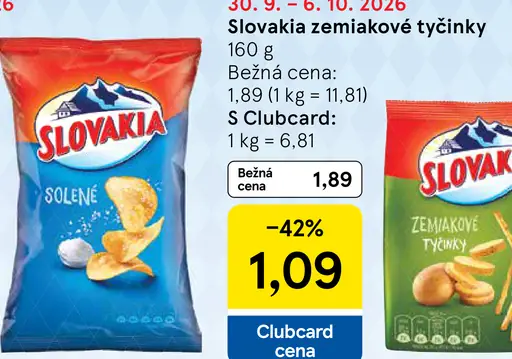 Slovakia Zemiakové tyčinky