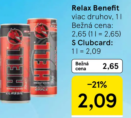 Relax Benefit pomaranč a mango funkčný nápoj