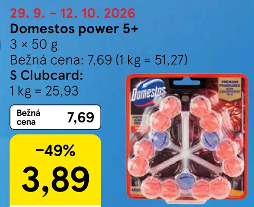 Domestos Power 5 WC bloky
