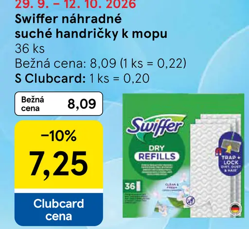 Swiffer náhradné suché handričky k mopu