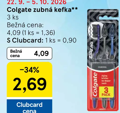 Colgate zubná kefka